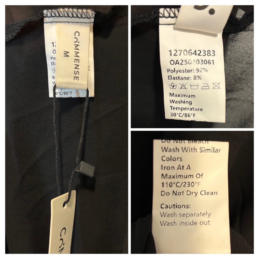 NWT COMMENSE Spaghetti Strap Backless Pleated Max… - image 7